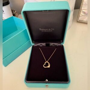 Tiffany & Co. x Elsa Peretti Rose Gold Open Heart Pendant